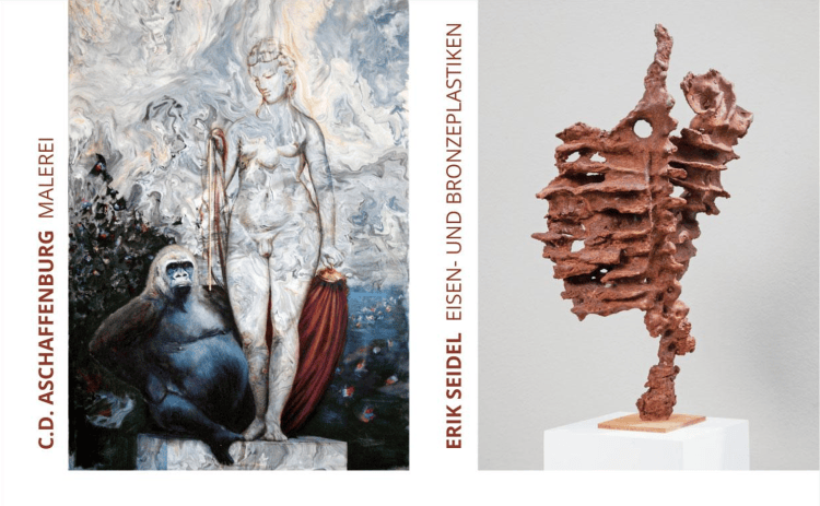 Abb.: C.D. Aschaffenburg, „Zirze“, Öl auf Leinwand, 100 x 70 cm, 2022, Foto: D.C.Aschaffenburg
Erik Seidel, „Gewächs“, Eisenguss / Unikat, H 59 cm, 2015, Foto: Louis Volkmann